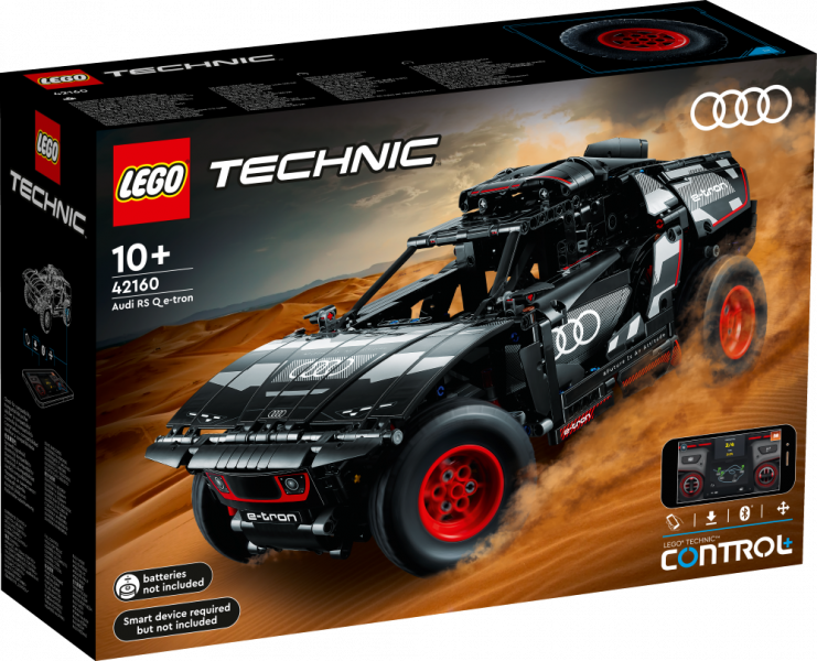 42160 LEGO® Technic Audi RS Q e-tron , 10+ gadi, 2023 gada modelis