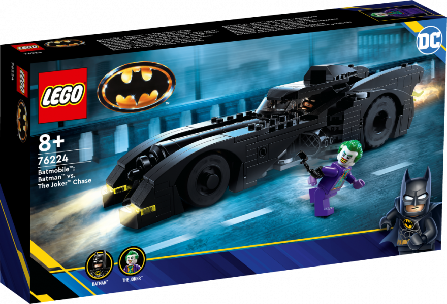 76224 LEGO® Batman™ Бэтмобиль: Бэтмен против Джокера Чейза, 8+ лет, модель 2023 года