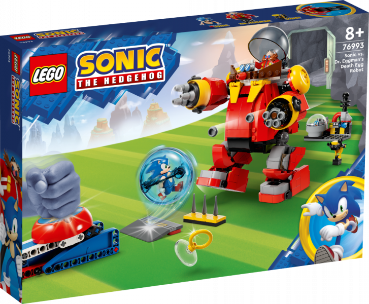 76993 LEGO® Sonic the Hedgehog™ Соник против робота-яйца смерти доктора Эггмана, 8+ лет, модель 2023 года