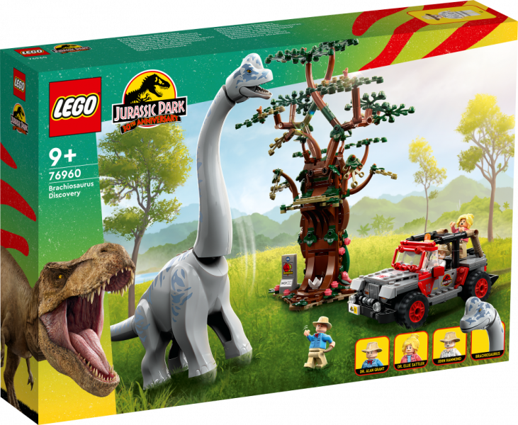 76960 LEGO® Jurassic World Brahiozaura atklājums, 9+ лет, модель 2023 года