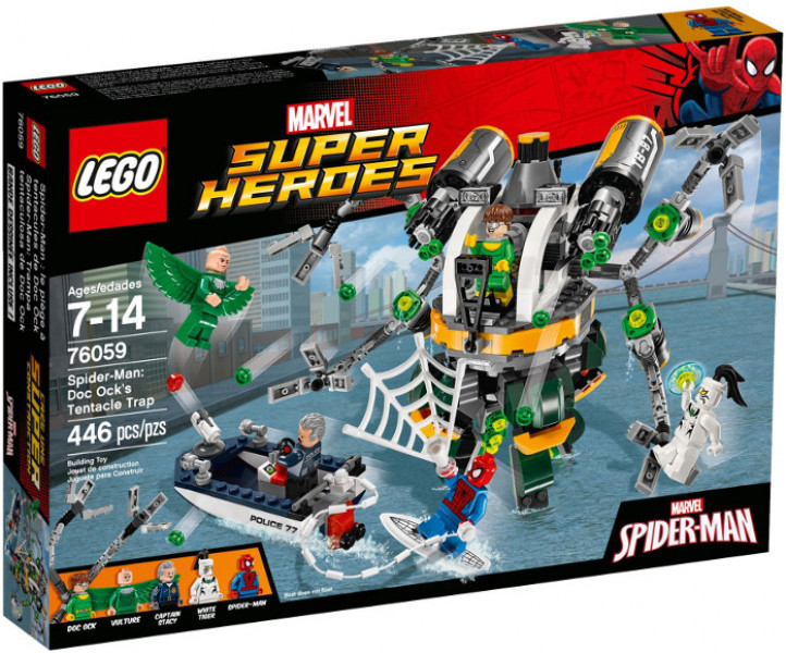 76059 LEGO® Super Heroes Spider-Man: Doc Ock's Tentacle Trap, 7-14 gau vecumam