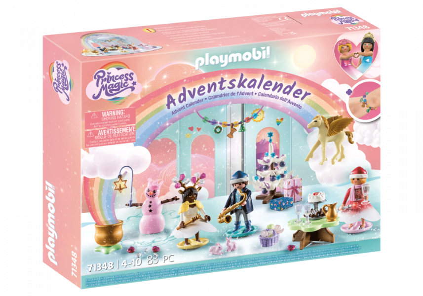 71348 PLAYMOBIL® Adventes Kalendārs Ziemassvētki zem varavīksnes, 4-10 gadu vecumam