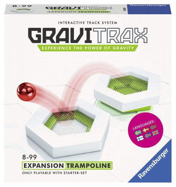 Ravensburger Gravitrax Bumbiņu sistēmas Starta komplekta papildinājums - tramplīns 8-99 gadi, 26079