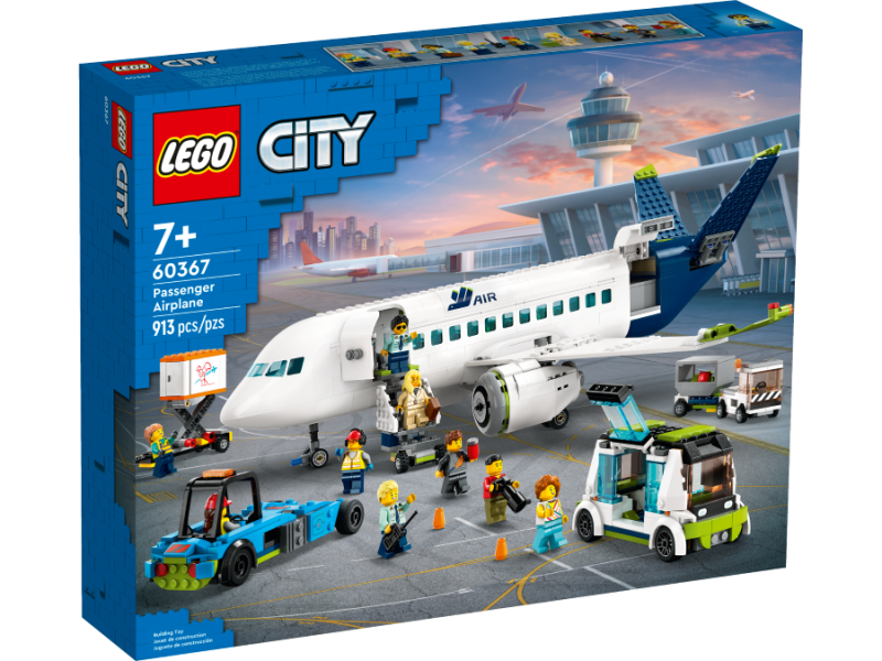 60367 LEGO® City Exploration Pasažieru lidmašīna, 7+ gadi, 2023. gada modelis