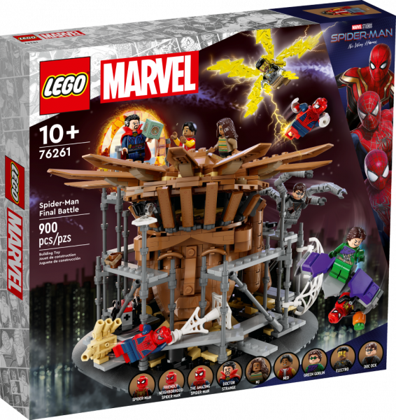 76261 LEGO® Marvel Финальная битва Человека-паука, 10+ лет, модель 2023 года