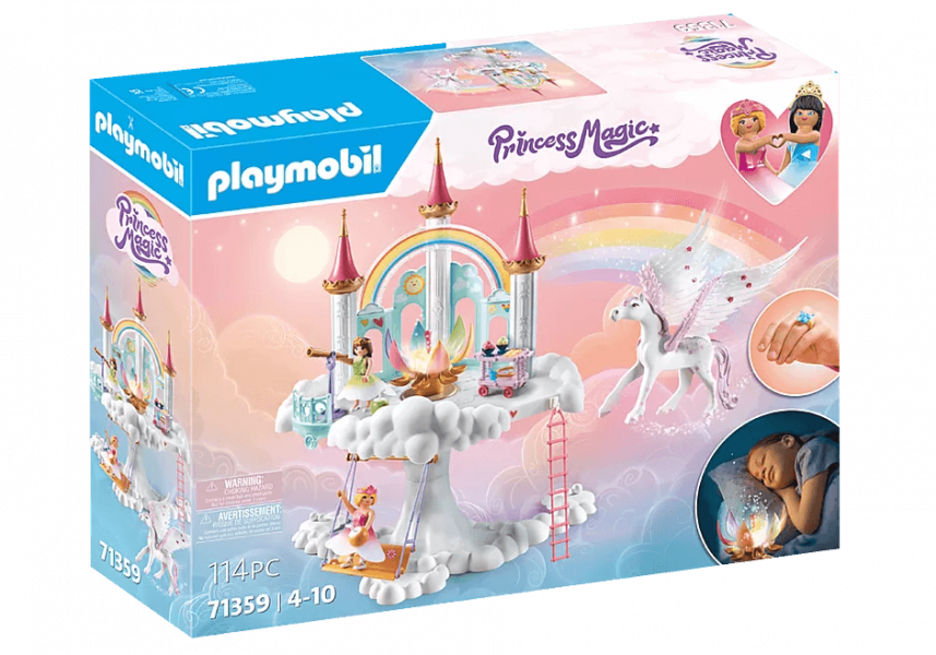 71359 PLAYMOBIL® Princess magic Varavīksnes pils mākoņos, no 4-10 gadu vecumam