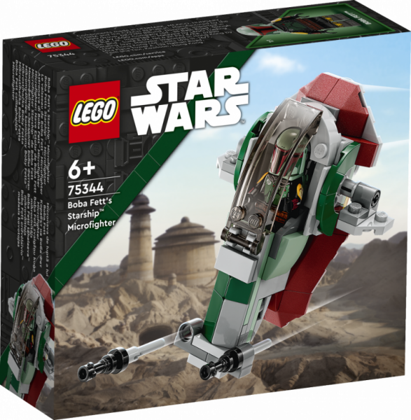 75344 LEGO® Star Wars™ Boba Fett zvaigžņu kuģa mikrocīnītājs, 6+ gadi, 2023 gada modelis