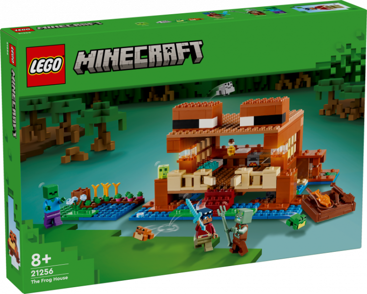 21256 LEGO® Minecraft Varžu māja,8 + лет, модель 2024 года