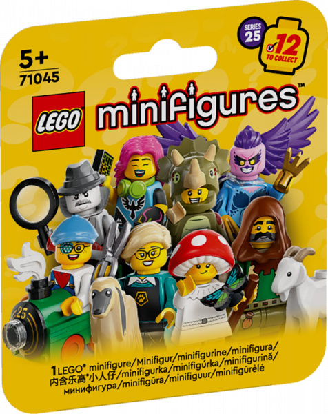 71045 LEGO® Minifigures 25. sērija , 5+ gadi, 2024 gada modelis