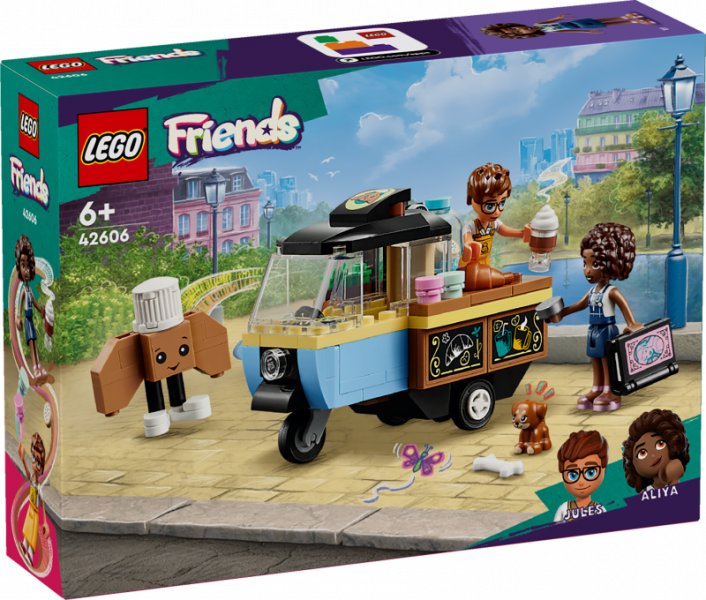 42606 LEGO® Friends Mobilās ceptuves pārtikas ratiņi , 6+ gadi, 2024 gada modelis