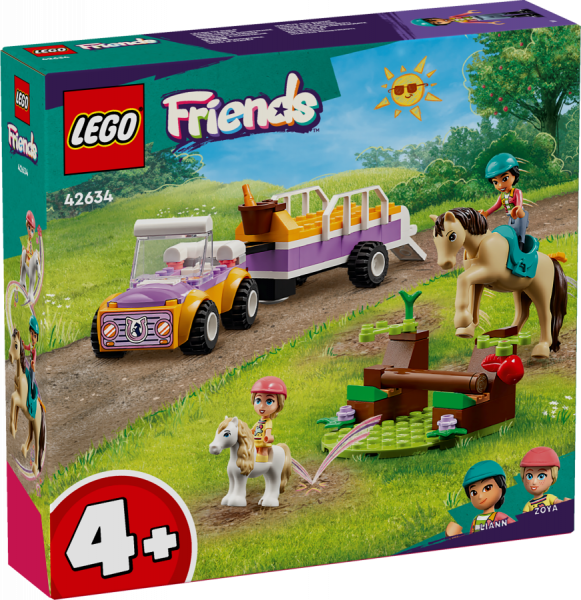 42634 LEGO® Friends Zirgu un poniju treilers , 4+ gadi, 2024 gada modelis