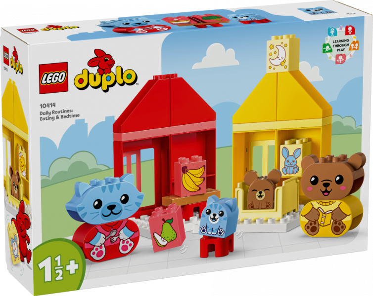 10414 LEGO® DUPLO Ikdienas darbiņi: ēšana un gulētiešana, 1½+ , модель 2024 года