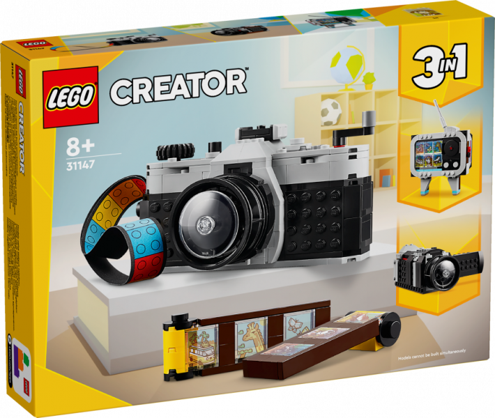 31147 LEGO® Creator Retro kamera, 8+ gadi, 2024 gada modelis