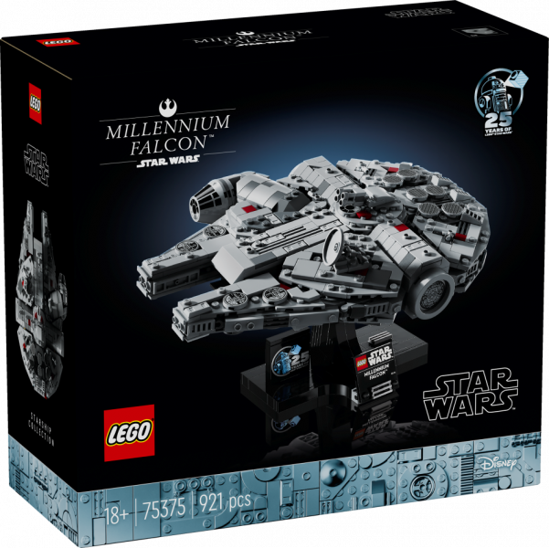 75375 LEGO® Star Wars™ Millennium Falcon™, 18+ gadi, 2024 gada modelis