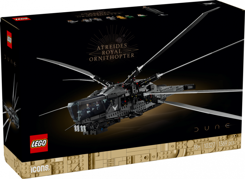 10327 LEGO® ICONS™ Dune: Atreides Royal Ornithopter, 18+ gadi, 2024 gada modelis