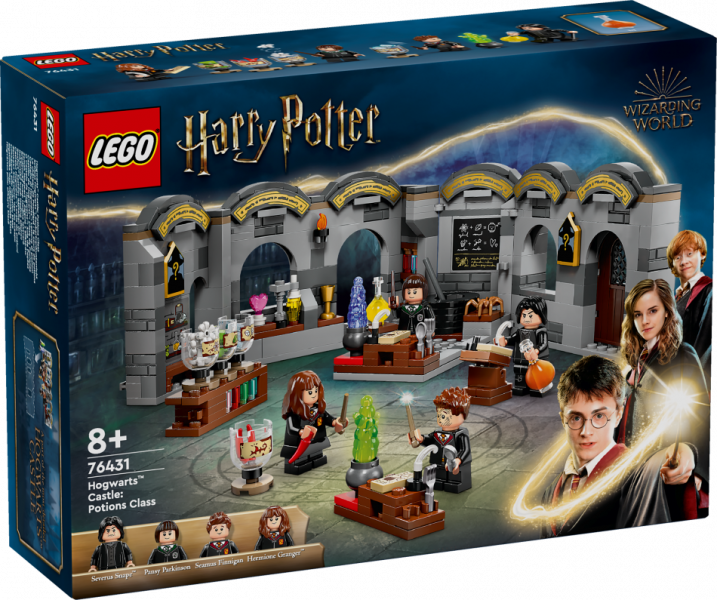 76431 LEGO® Harry Potter™ Cūkkārpas pils: mikstūru klase, + gadi, 2024 gada modelis