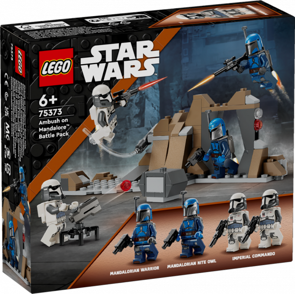 75373 LEGO® Star Wars Slēpnis uz planētas Mandalore™: kaujas paka,6 + , модель 2024 года