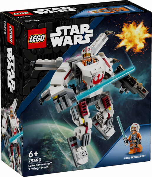 75390 LEGO® Star Wars Luke Skywalker™ X-Wing™ robots , 6+ , модель 2024 года