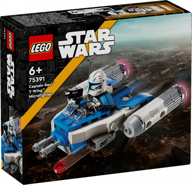 75391 LEGO® Star Wars Kapteiņa Rex™ Y-Wing™ mikrocīnītājs , 6+ , модель 2024 года