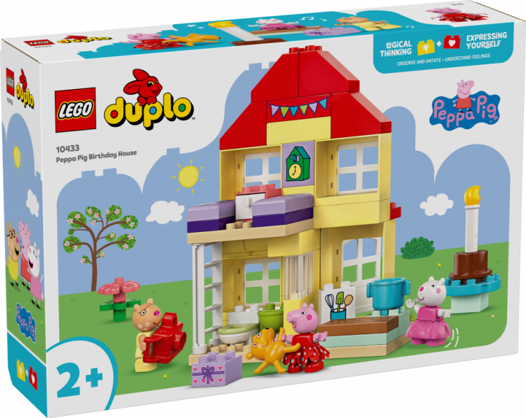 10433 LEGO® DUPLO Cūciņas Pepas Dzimšanas dienas māja , 2+ , модель 2024 года