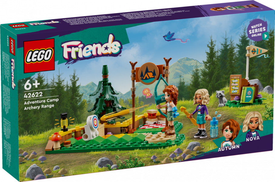 42622 LEGO Friends Piedzīvojumu nometne: loku šautuve, 6+ лет, модель 2024 года