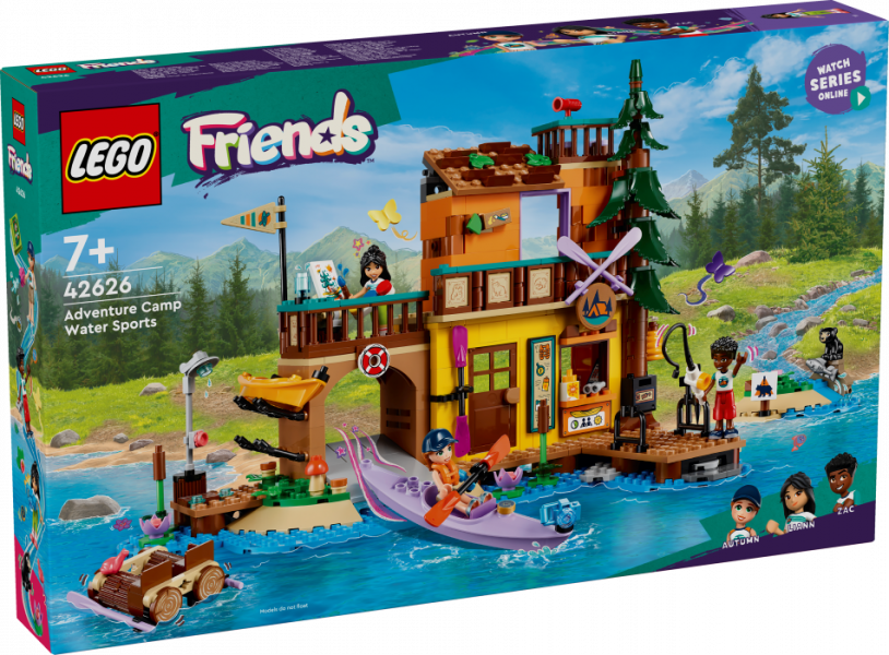 42626 LEGO Friends Piedzīvojumu nometne: ūdens sporta veidi, 7+ gadi, 2024. gada modelis