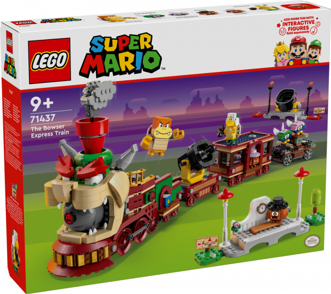 71437 LEGO® Super Mario Bowser ātrvilciens , 9+ , модель 2024 года