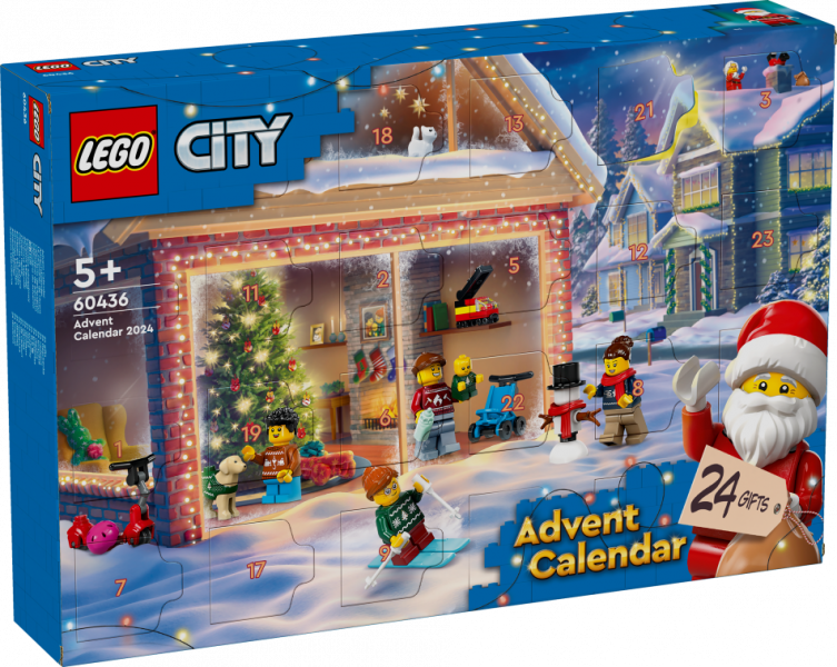 60436 LEGO® City 2024. gada Adventes kalendārs, 5+ , модель 2024 года