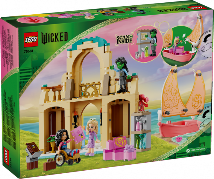75681 LEGO® Wicked Glinda, Elphaba un Nessarose Shiz universitātē, 7 + , модель 2024 года