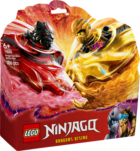 71826 LEGO® Ninjago Dragon Spinjitzu — боевой набор, 6+ , модель 2025 года