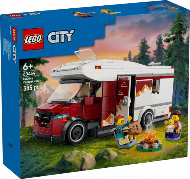 60454 LEGO® CityКемпер-фургон для отдыха и приключений, 6+ , модель 2025 года