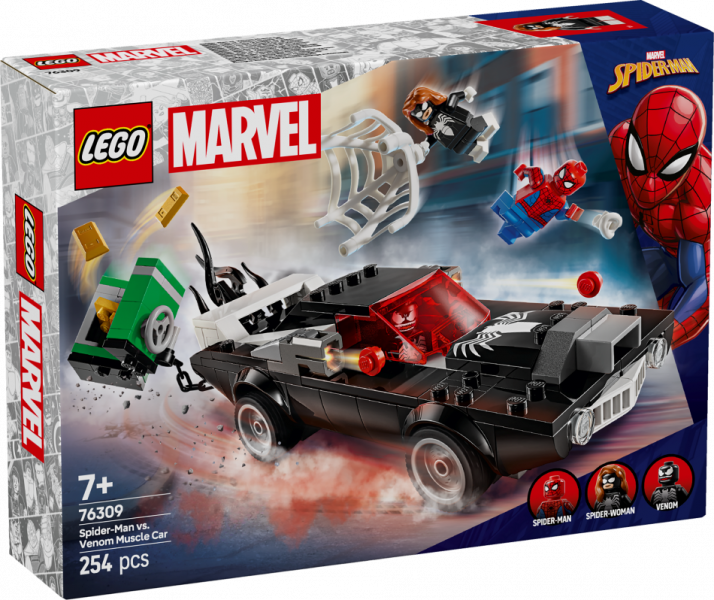 76309 LEGO® Marvel Super Heroes Человек-Паук против Маслкара Венома, 7+ , модель 2025 года