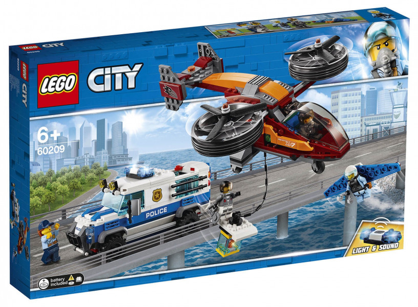 60209 LEGO® City Sky Police Diamond Heist 6+ летi, 2019