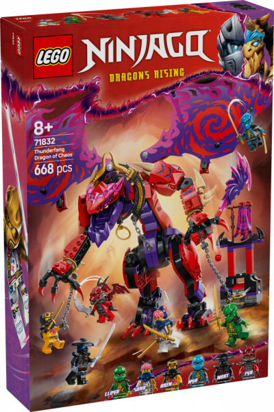 71832 LEGO® Ninjago Громовой Дракон Хаоса 8+ лет, модель 2025 года