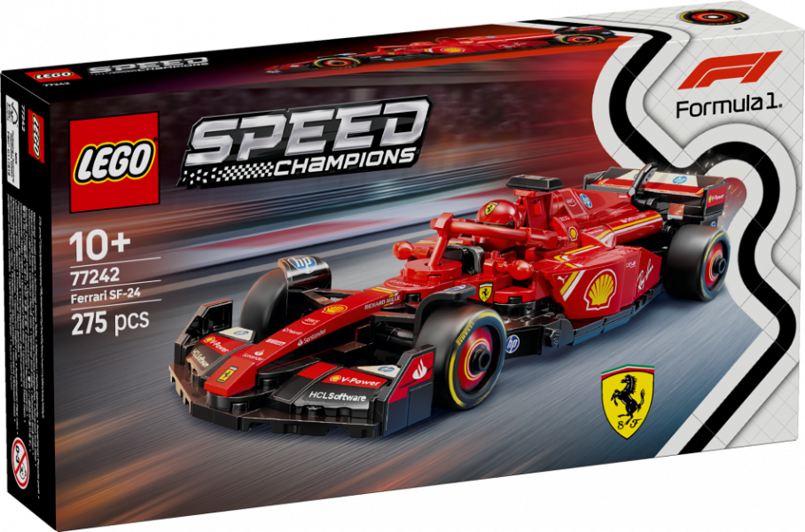 77242 LEGO Speed Champions Formula 1 Ferrari SF-24, 10+ лет, модель 2025 год