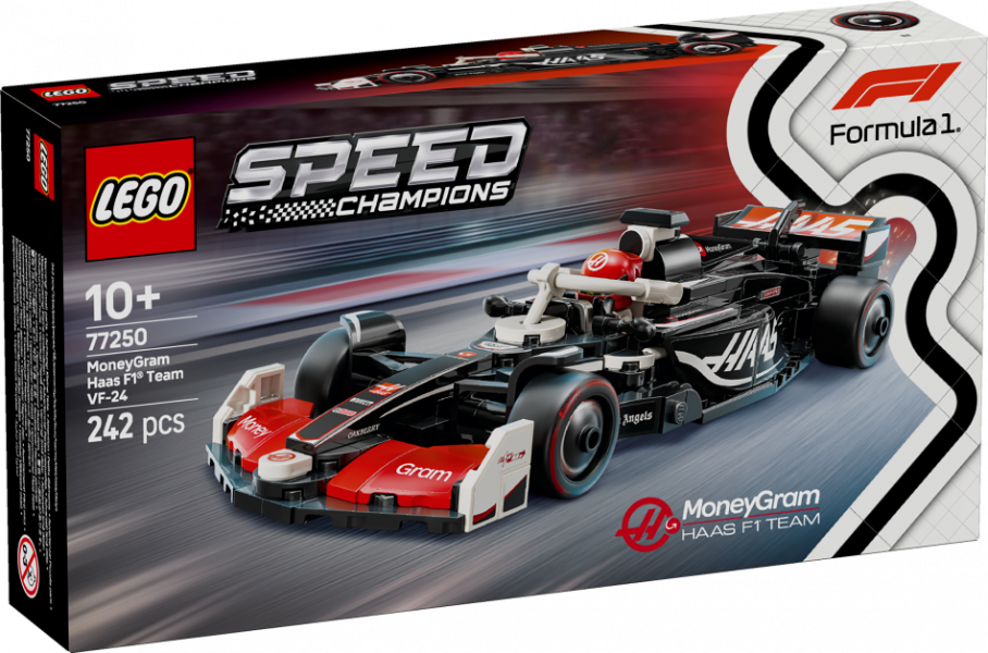 77250 LEGO® Speed Champions Formula 1 MoneyGram Haas VF-24 , 10+ лет, модель 2025 года