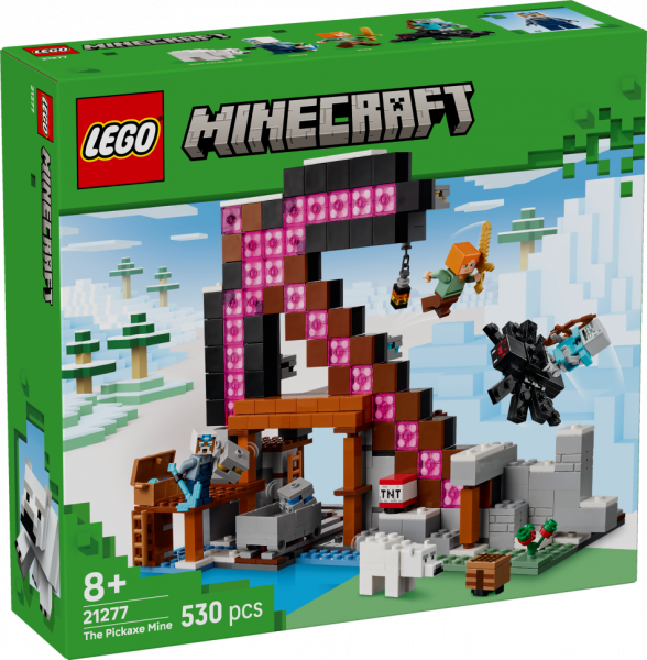 21277 LEGO® Minecraft Cirtņa raktuves , 8+ gadi, 2025 gada modelis