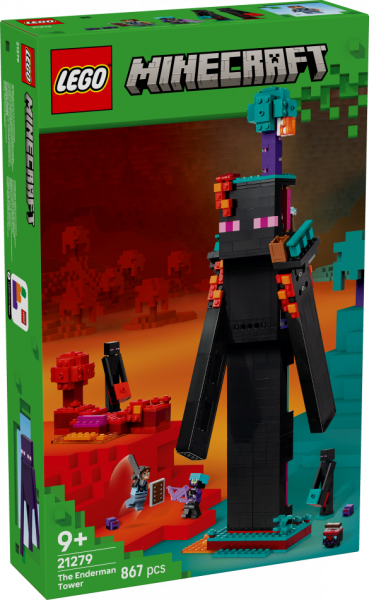 21279 LEGO® Minecraft Enderman tornis, 9+ , модель 2025 года