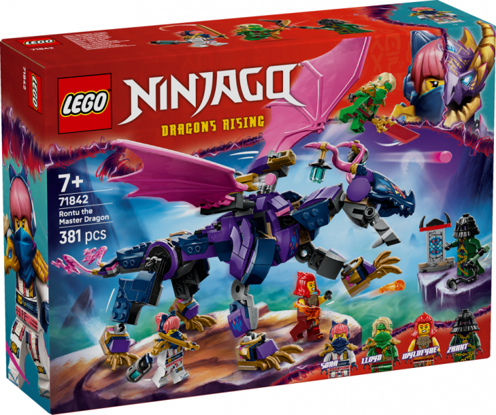 71842 LEGO® Ninjago Pūķu meistars Rontu, 7+ , модель 2025 года