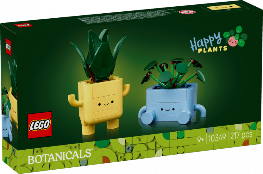 10349 LEGO® Icons Botanicals Laimīgie augi , 9+ gadi, 2025 gada modelis