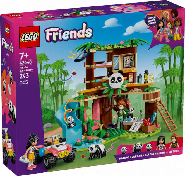 42648 LEGO® Friends Dzīvnieku aprūpes rezervāts pandām, 7+ , модель 2025 года