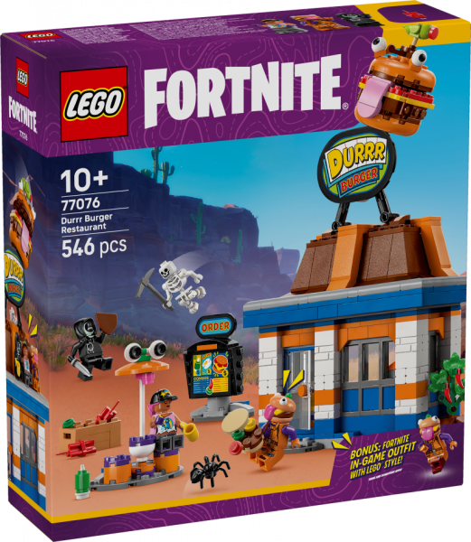 77076 LEGO® Fortnite Durrr Burger restorāns, 10+ gadi, 2025 gada modelis