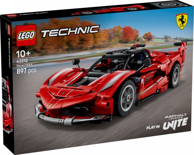 42212 LEGO® Technic Ferrari FXX K, 10+ gadi, 2025 gada modelis