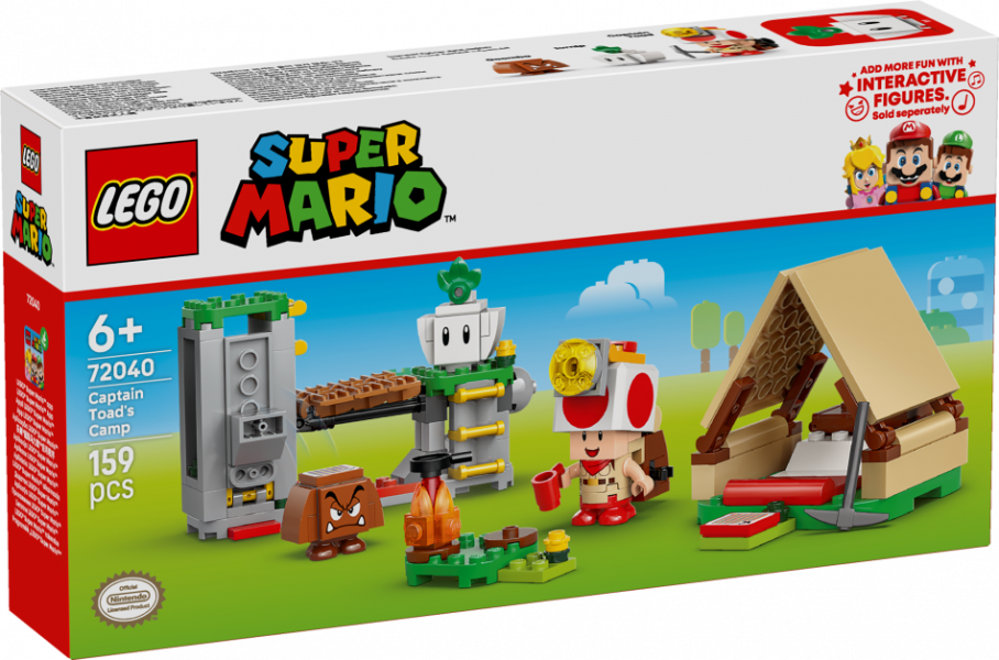 72040 LEGO® Super Mario Captain Toad nometne, 6+ gadi, 2025 gada modelis