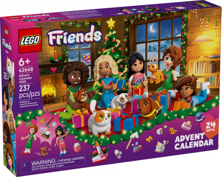 42668 LEGO® Friends 2025. gada adventes kalendārs, 6+ gadi