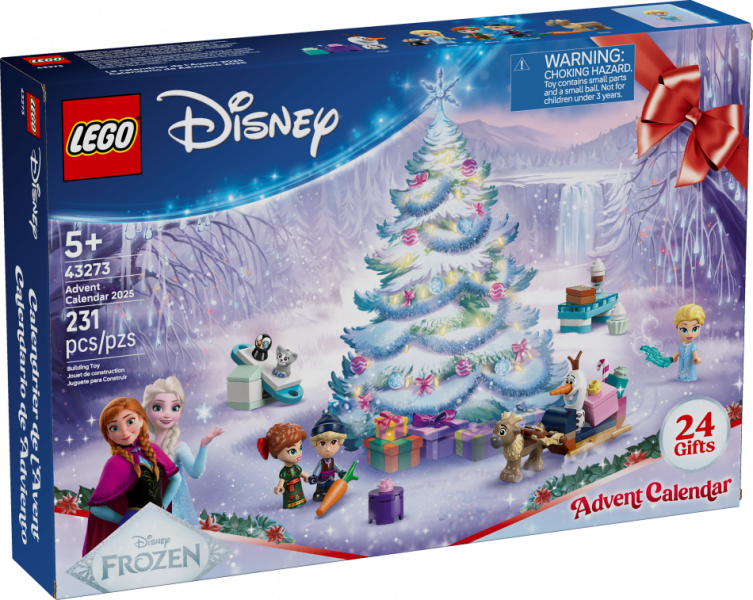 43273 LEGO® Disney Frozen Adventes kalendārs, 5+ gadi, 2025. gada