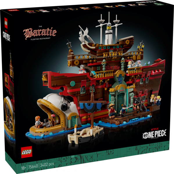 75640 LEGO® One Piece Peldošais restorāns “Baratie” , 18+ gadi, 2025 gada modelis