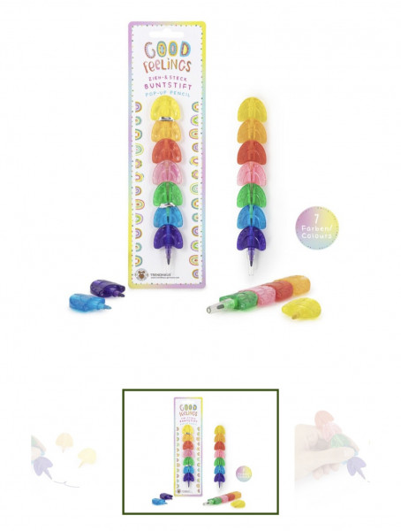 Posmveida zīmulis - Varavīksne (7 krāsas), 3+ gadiem, Art. 6309