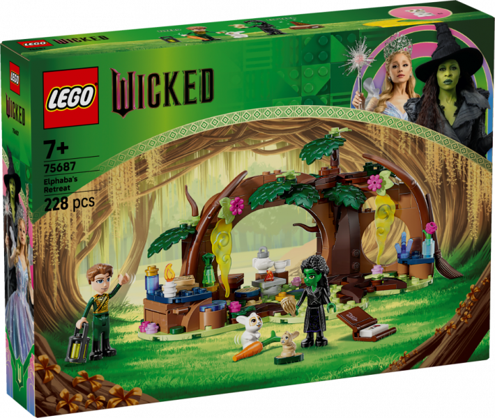 75687 LEGO® Wicked Elphaba atpūtas vieta, 7+ gadi, 2025 gada modelis
