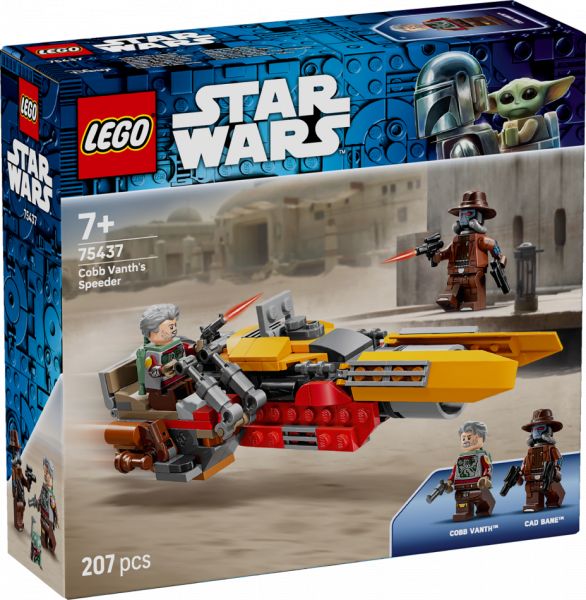 75437 LEGO® Star Wars™ Cobb Vanth ātrgaitas transportlīdzeklis , 7+ , модель 2026 года